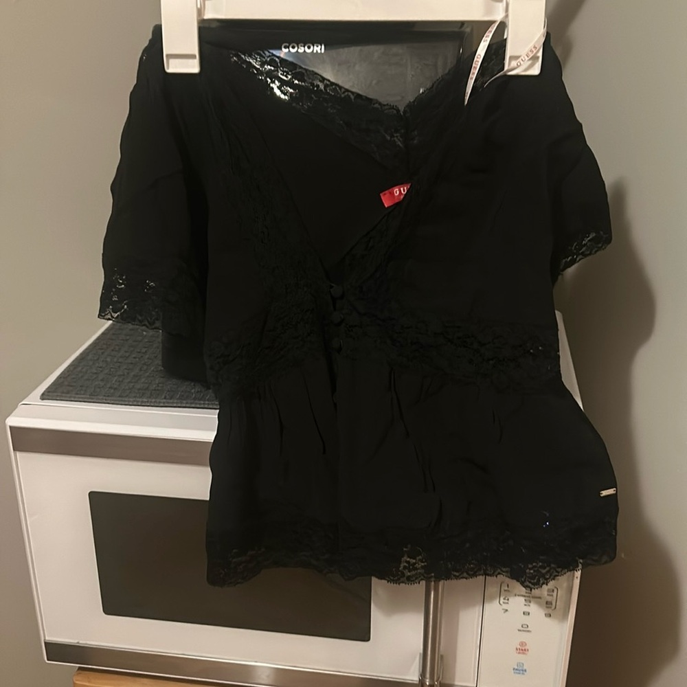 Guess sheer shirt never worn.